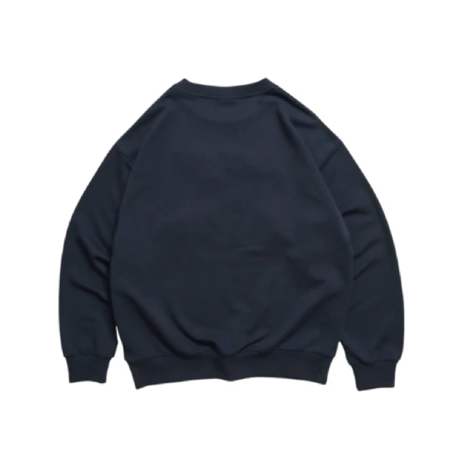 【 Power To The People｜乘車小狗刺繡大學TEE - 夜藍 】