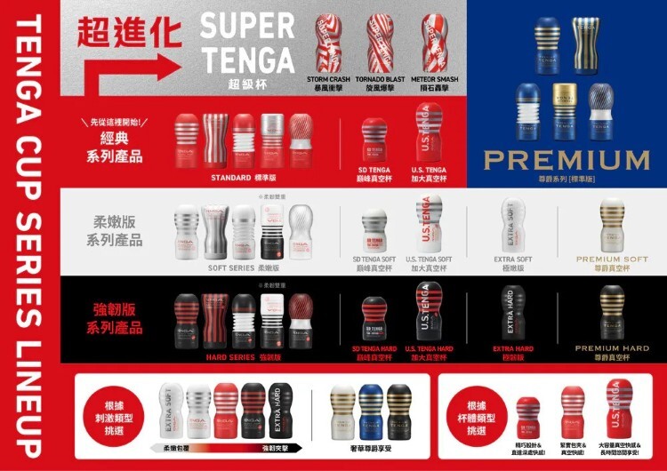 SUPER TENGA 超級杯 一次性飛機杯