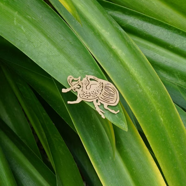 麥麥動物園 臺灣大黑糞金龜 紙雕書籤｜MARK TAIWAN 臺灣