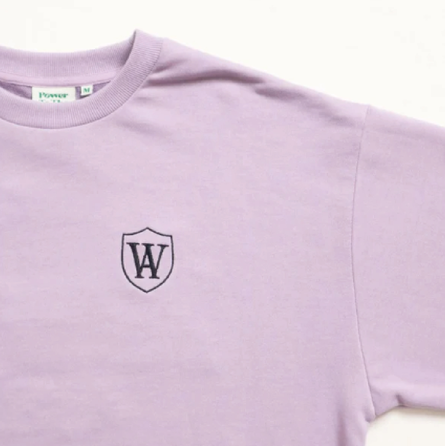 【 Power To The People｜貓咪最後的晚餐刺繡大學TEE - 霧紫 】