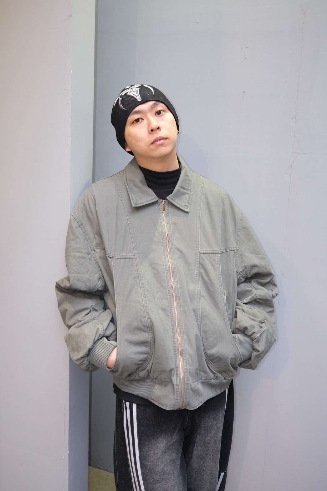 水洗做舊立體外套