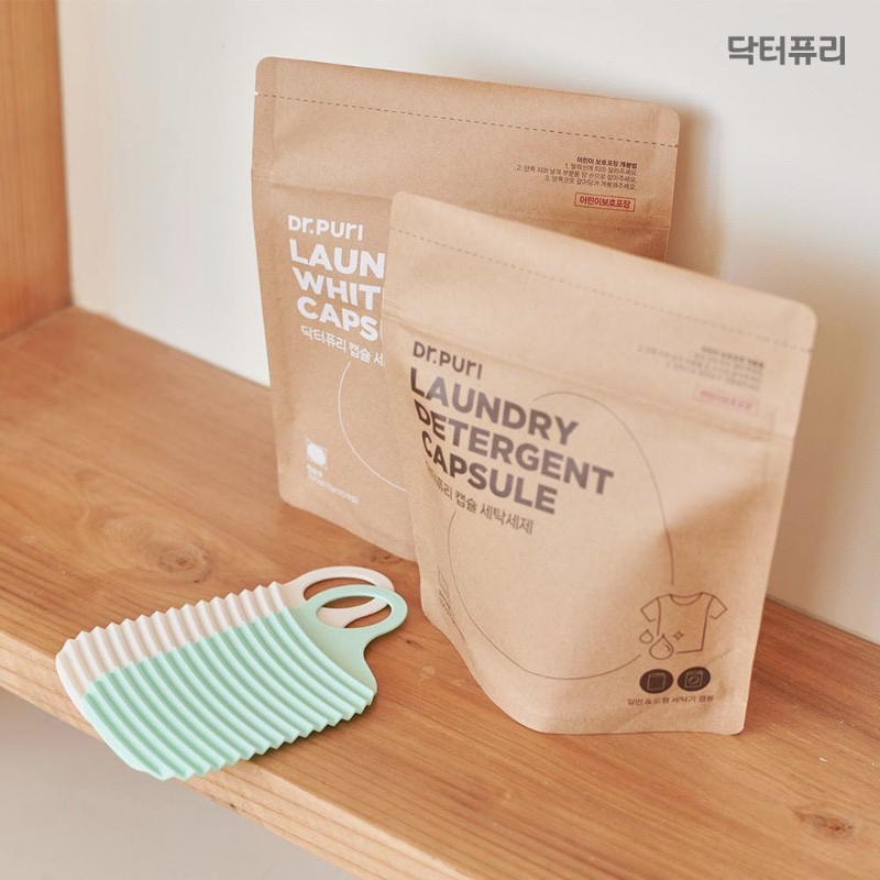 韓國高端洗衣系列：Dr. Puri｜真有酵純淨洗衣膠囊＿低敏護色・輕柔棉花香