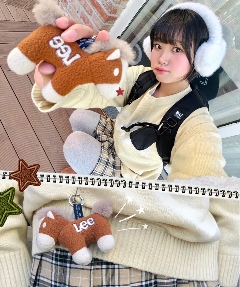 韓國LEE 馬年必收可愛小馬鑰匙圈吊飾 - 5色