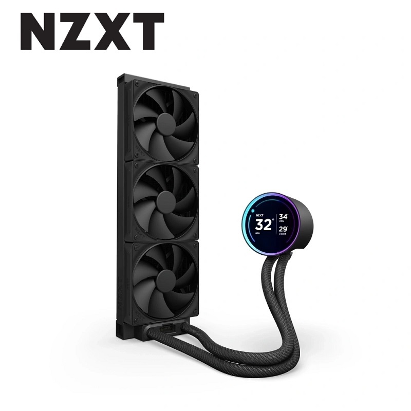 NZXT 恩傑 Kraken Elite 360 一體式水冷散熱器/360mm/黑