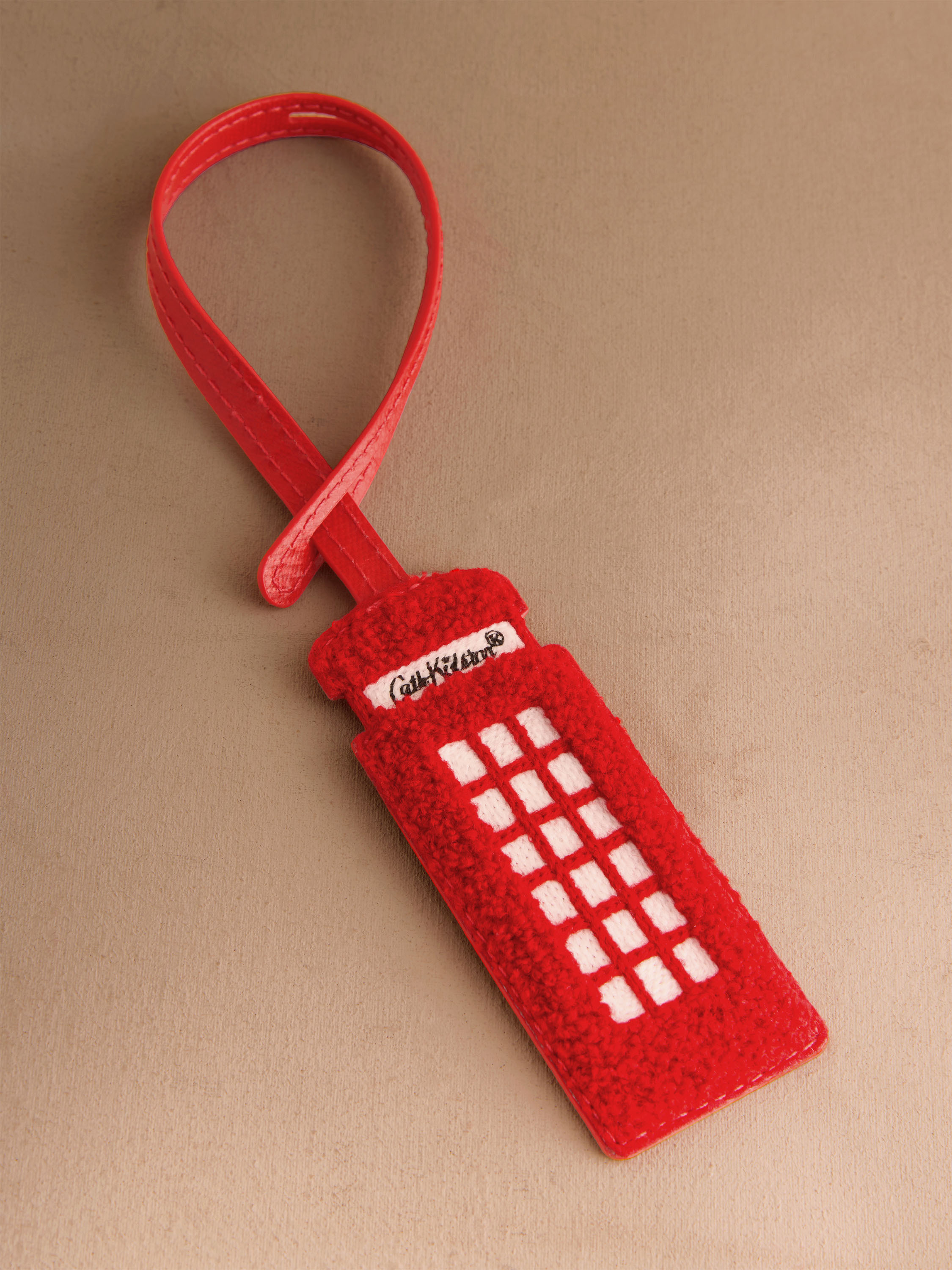 London Town 倫敦紅色電話亭隨身鏡吊飾