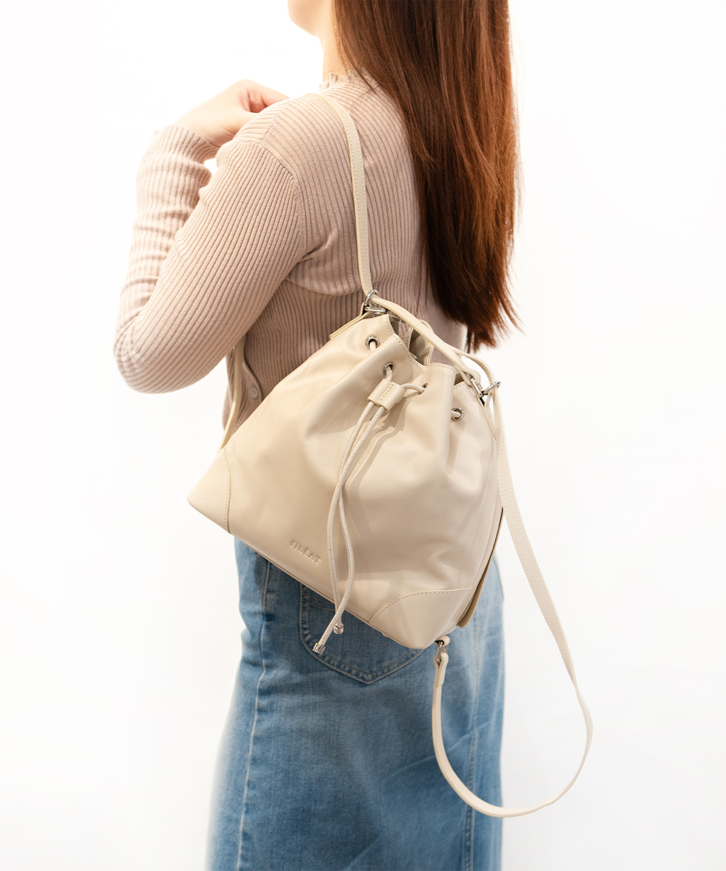 【直播】FIRANO LX012237 皮革抽繩真皮兩用包(FL103180)