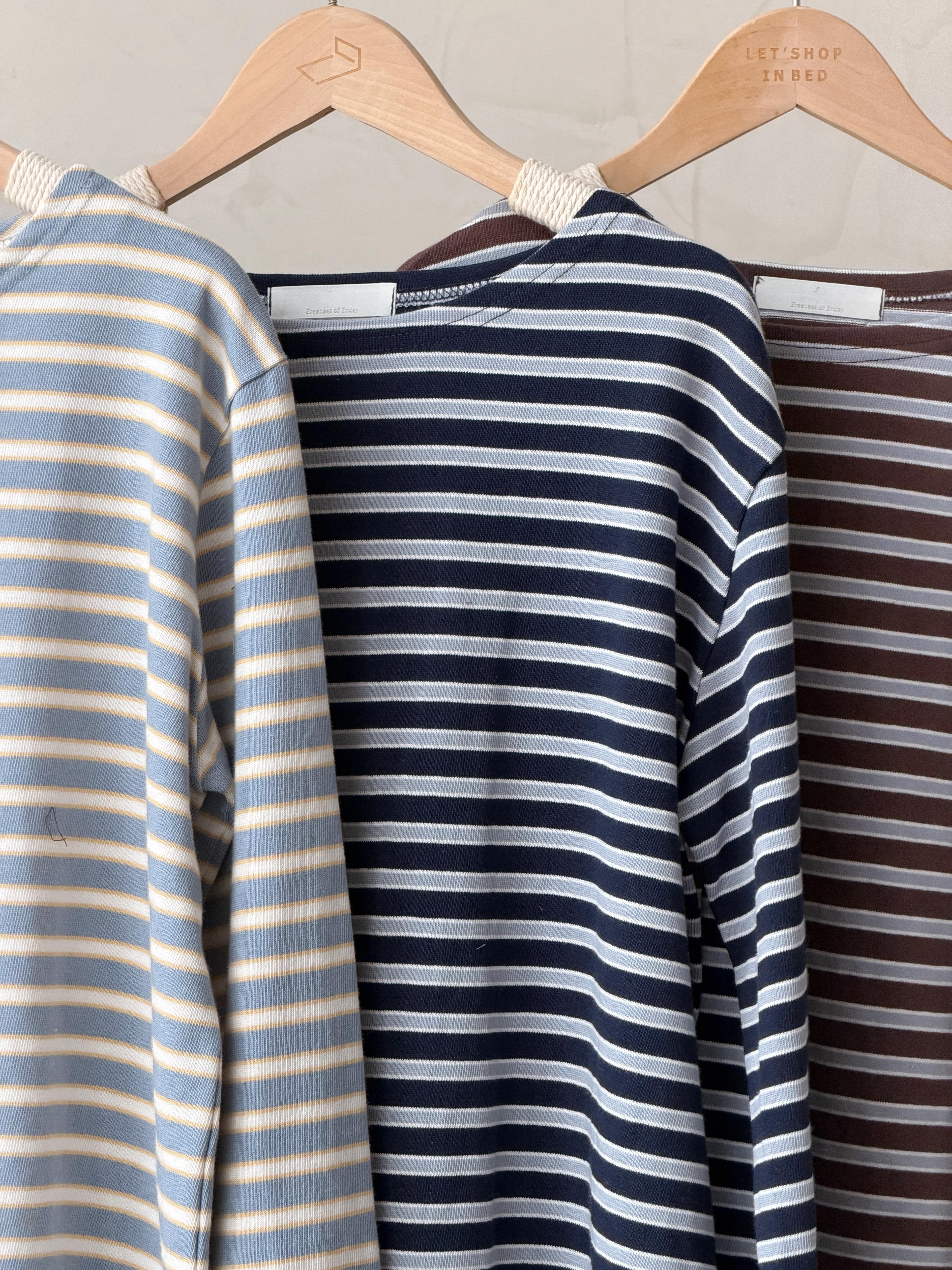 KR452 薄薄超韓拼色TOP-3色