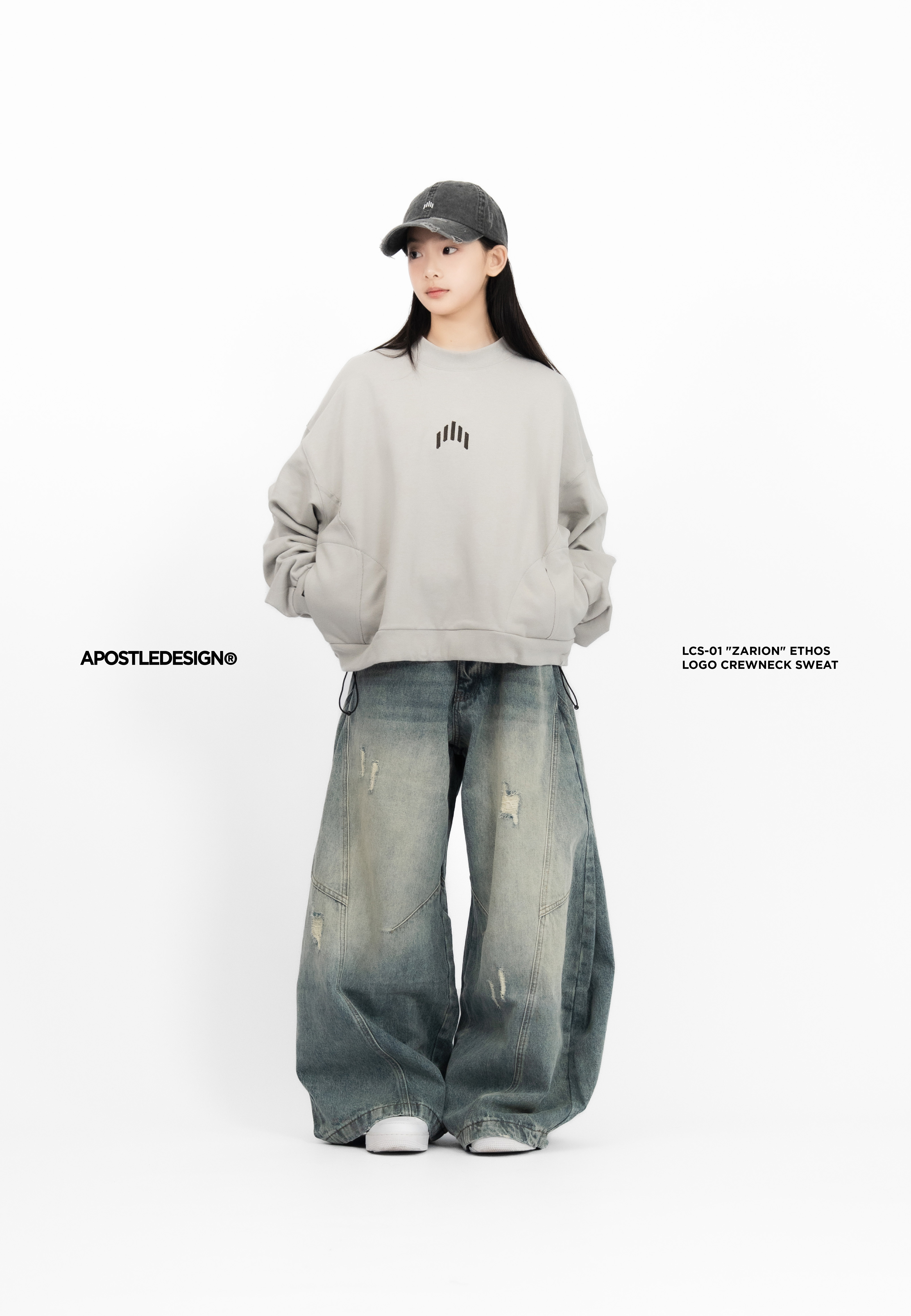 Apostle LCS-01 "ZARION" Ethos Logo Crewneck Sweat