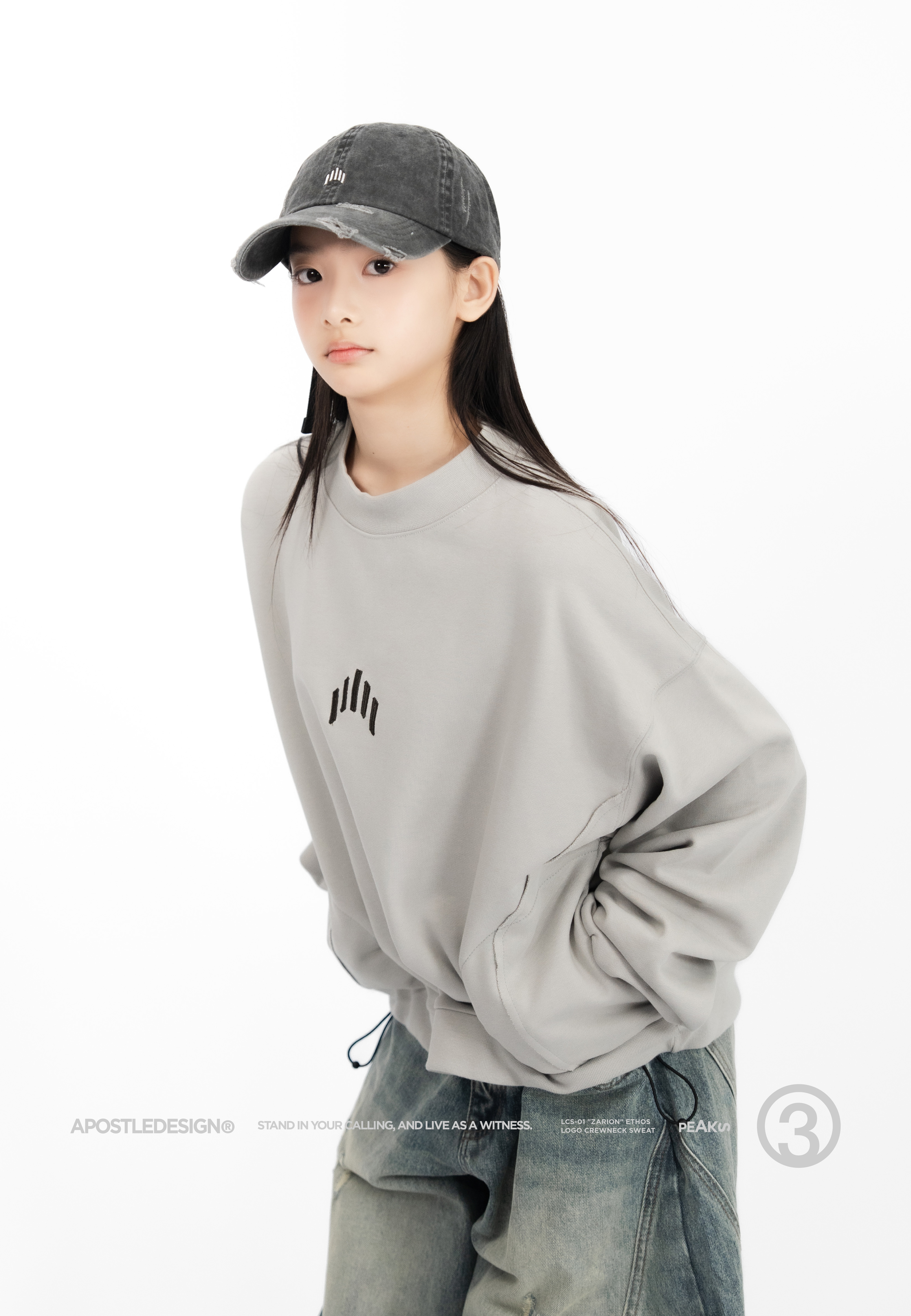 Apostle LCS-01 "ZARION" Ethos Logo Crewneck Sweat