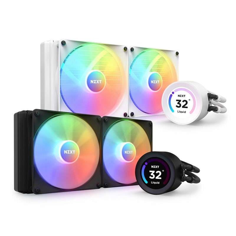 NZXT 恩傑 Kraken Elite 280 RGB 280mm一體式水冷散熱器 黑色/白色