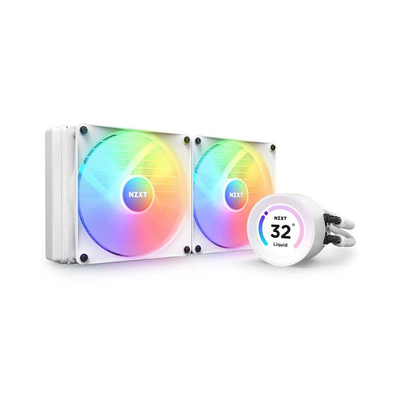 NZXT 恩傑 Kraken Elite 280 RGB 280mm一體式水冷散熱器 黑色/白色
