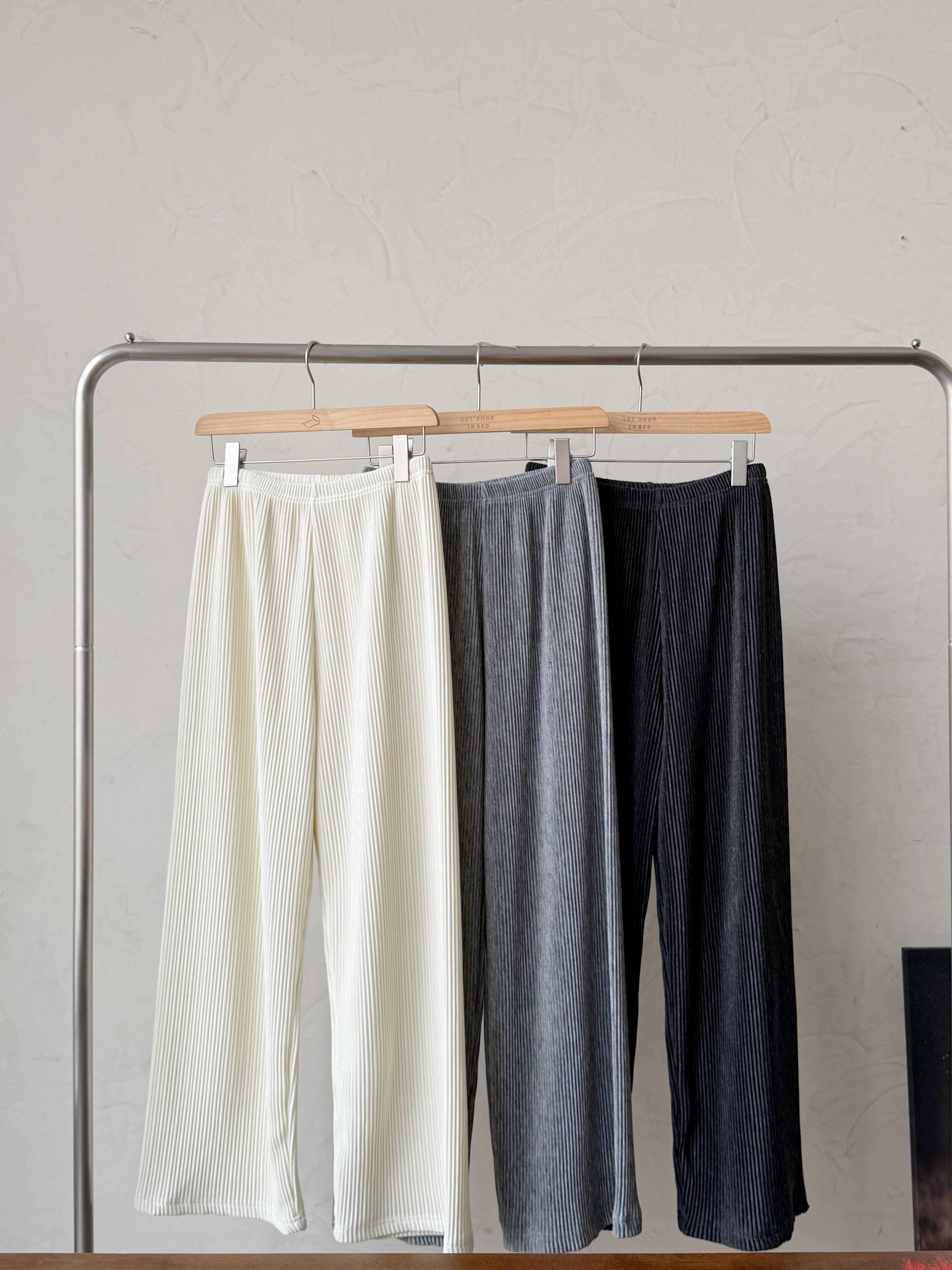 KR455 超推！巨彈性直紋Hea褲-3色