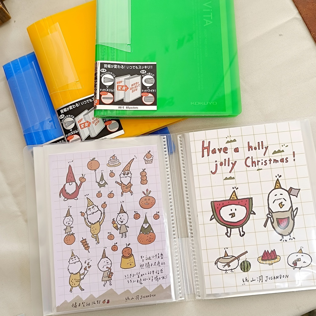 KOKUYO．NOViTA A6明信片 收納資料夾 60枚 共五色