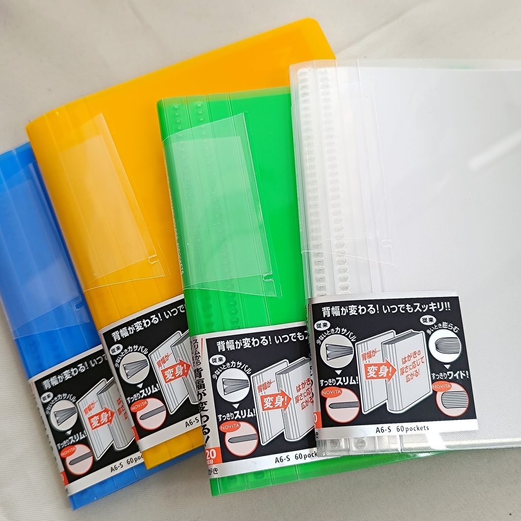 KOKUYO．NOViTA A6明信片 收納資料夾 60枚 共五色