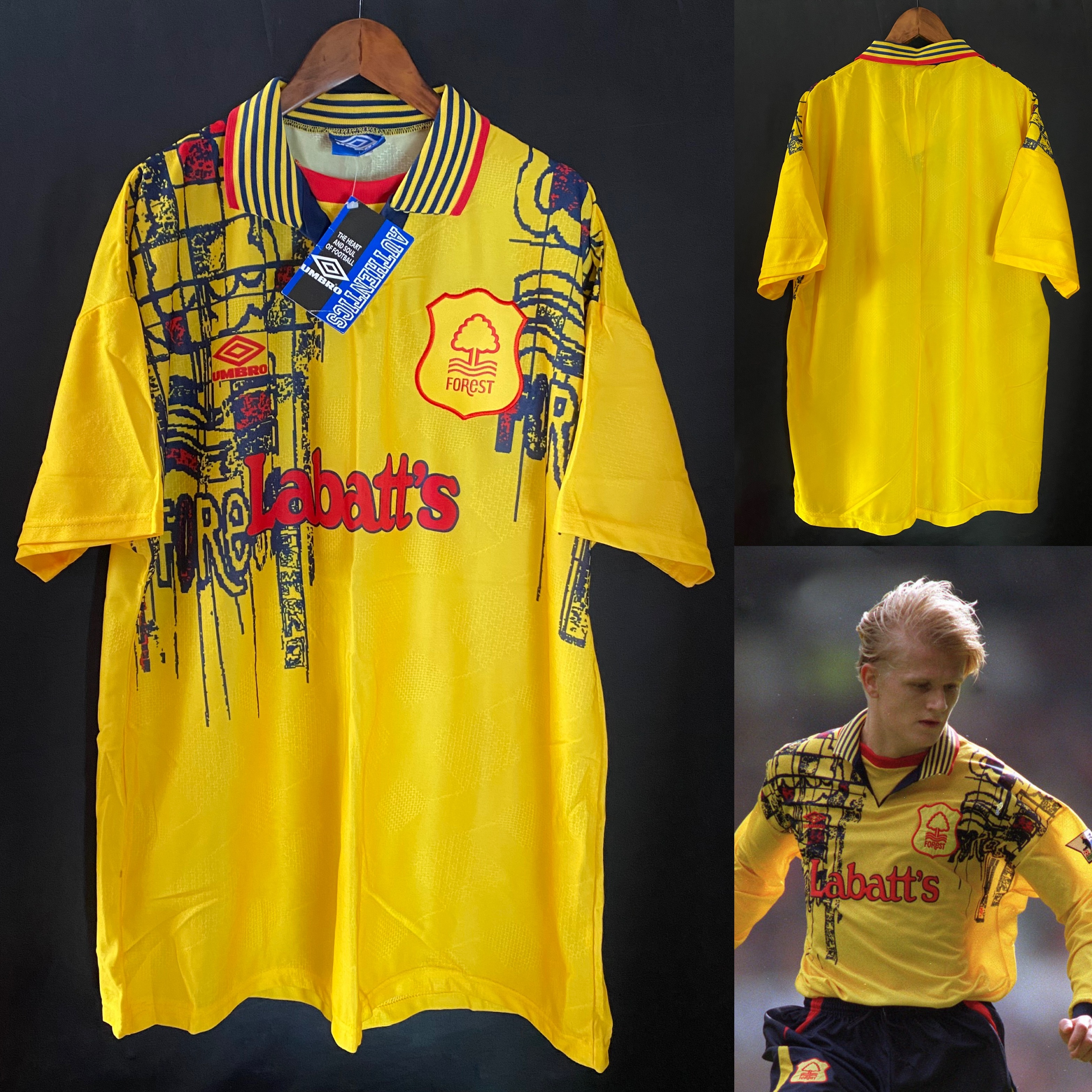 (BNWT) Nottingham Forest 1995-1997 Umbro Away Shirt