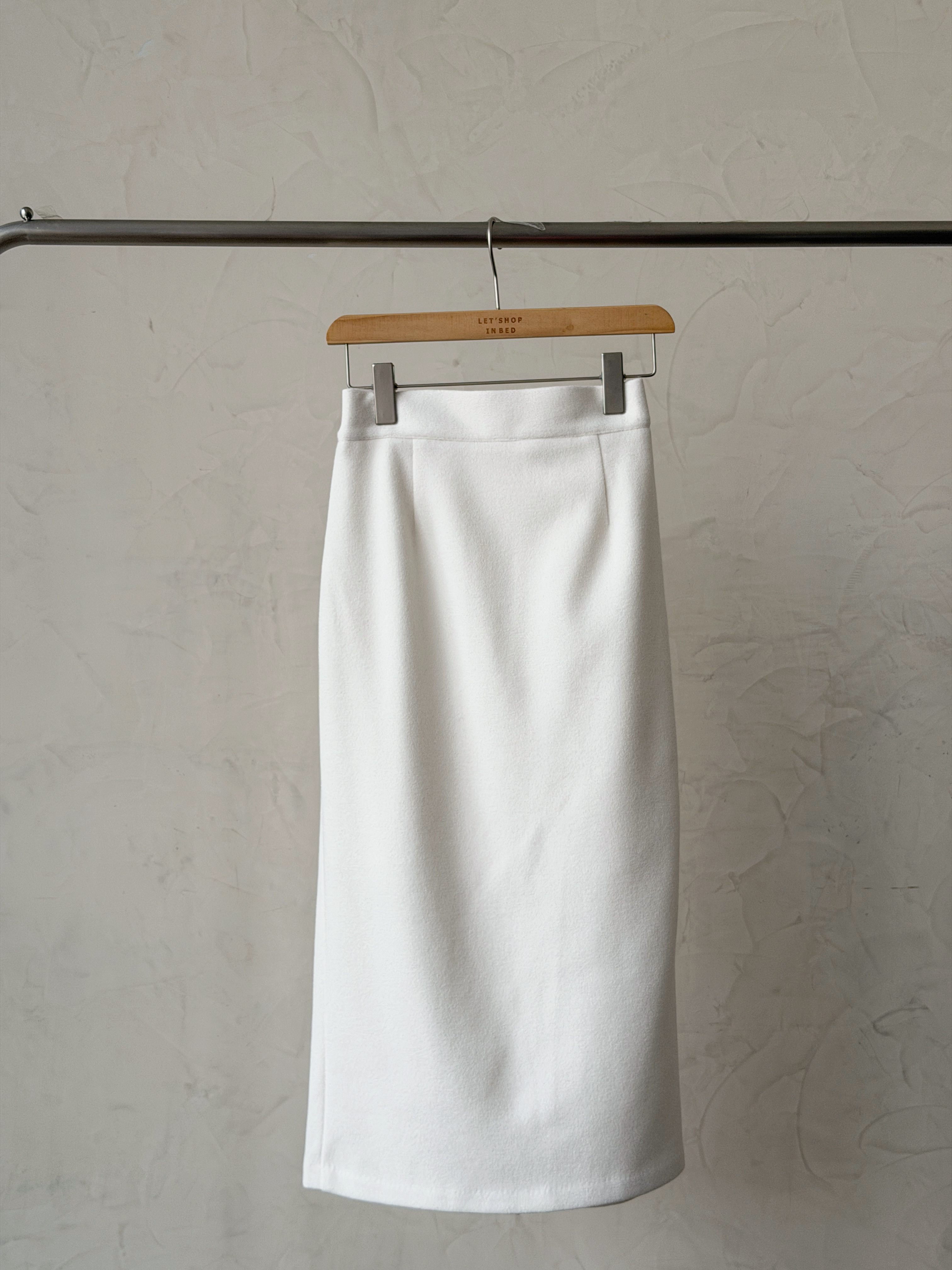 KR456 修長直筒半折長裙-4色