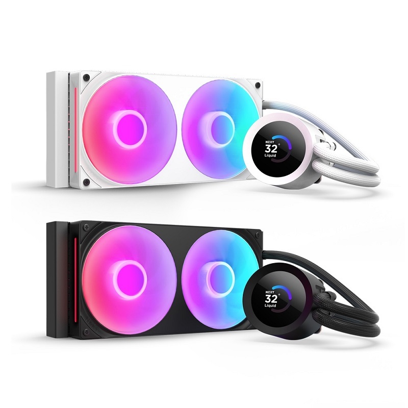 NZXT 恩傑 Kraken Plus 240 RGB 一體式水冷散熱器 240mm 黑色/白色