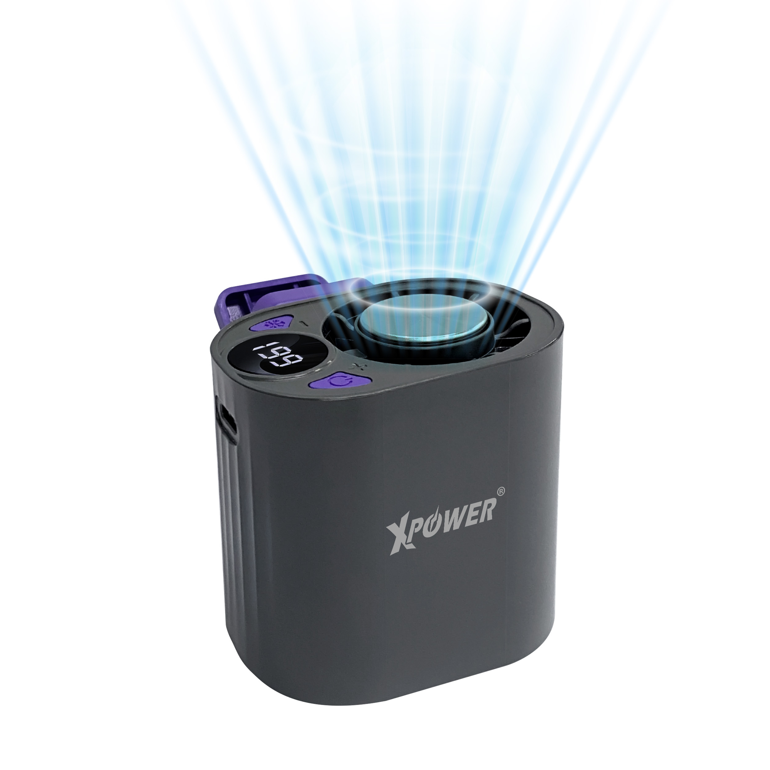 (預售產品)XPower F18 X30掛腰快速製冷夾子風扇