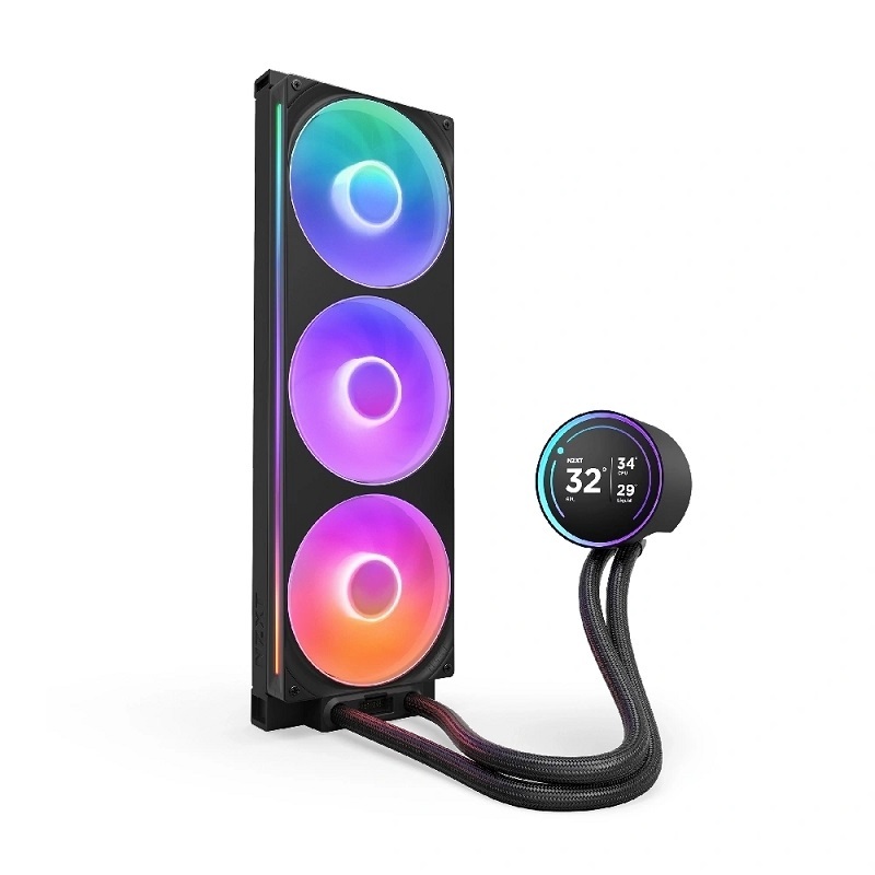 NZXT 恩傑 Kraken Elite 420 RGB 一體式水冷散熱器 黑色/白色