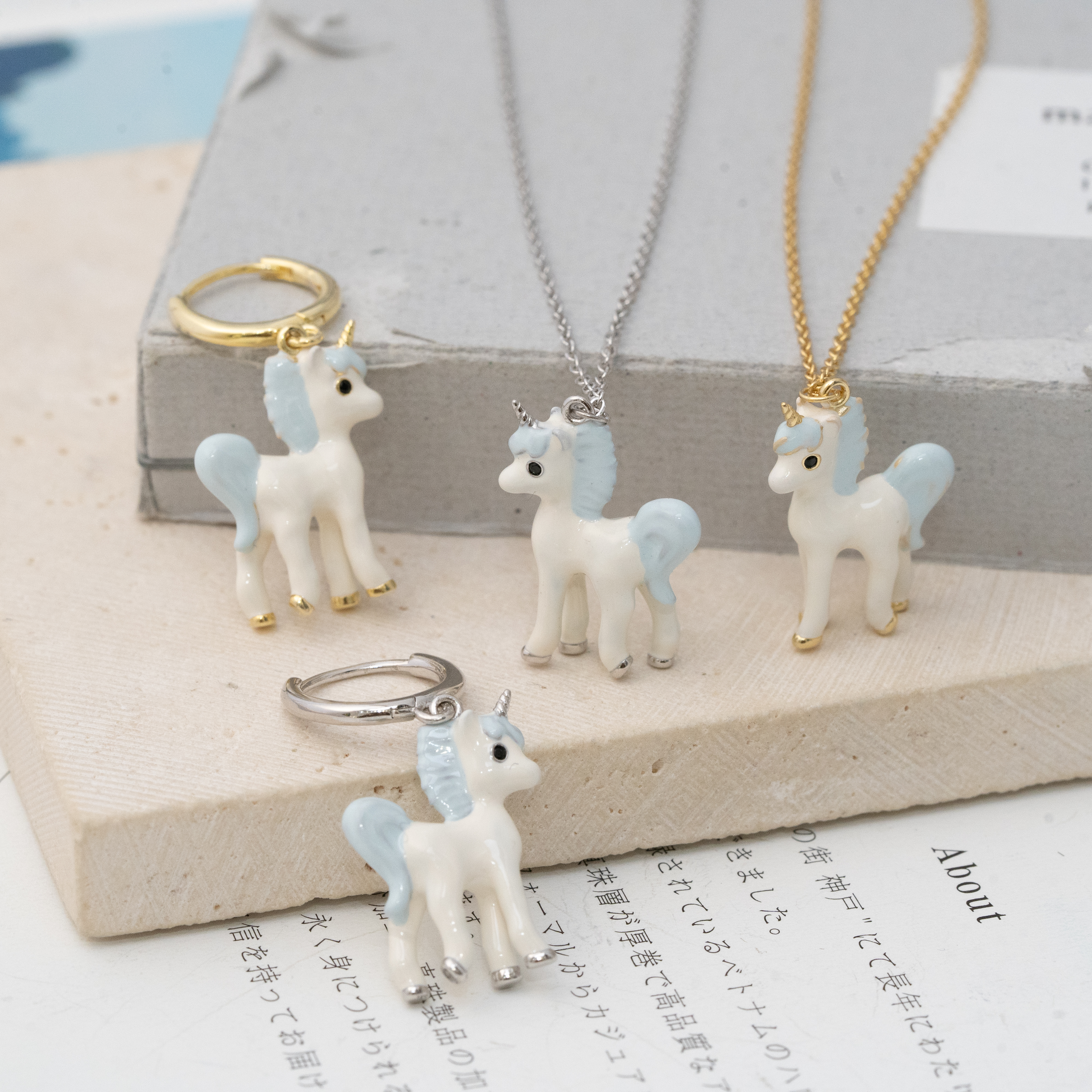 Sve86 (自家製獨角馬耳環）