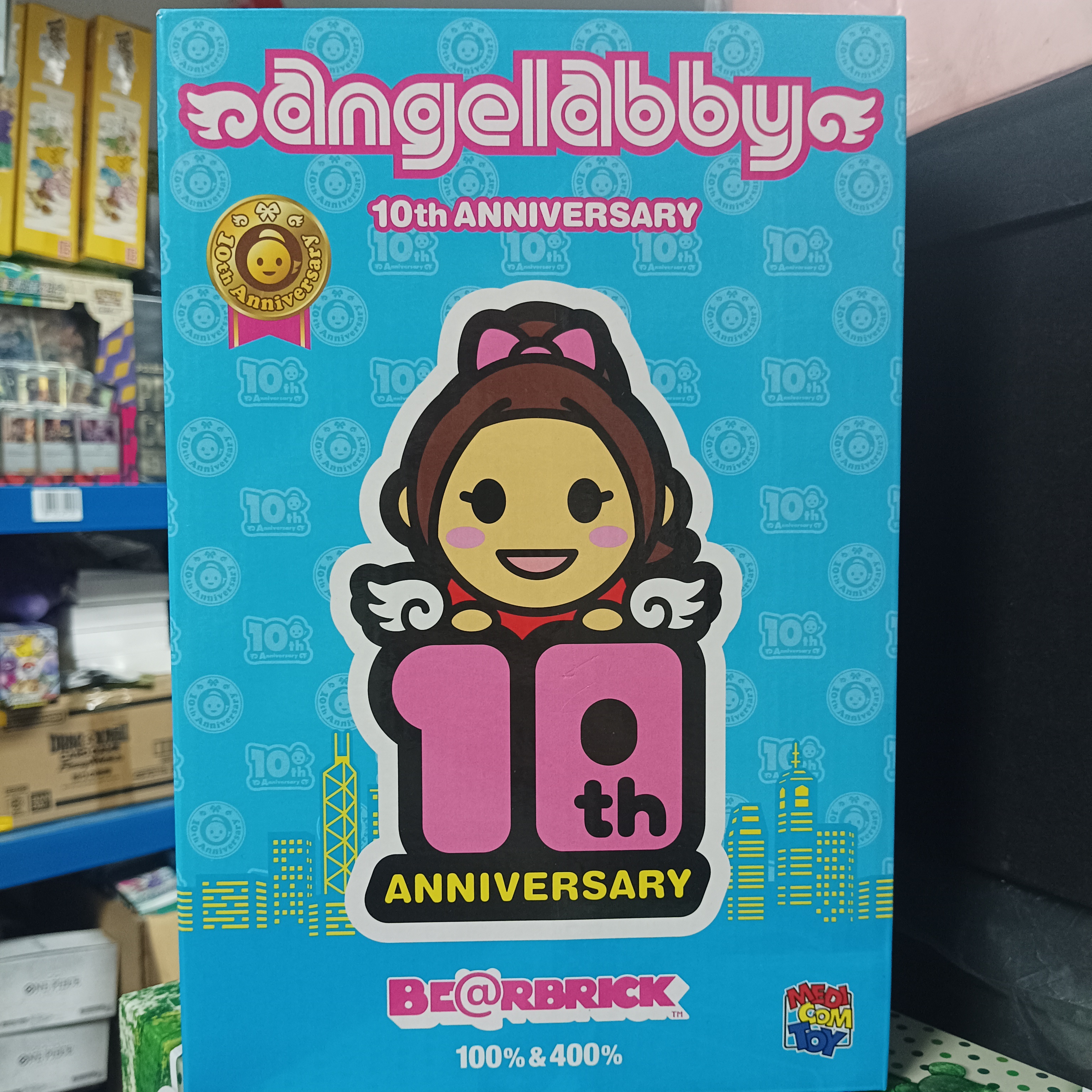 寄賣-Medicom BE@RBRICK Angelabby 10周年 100％ & 400％