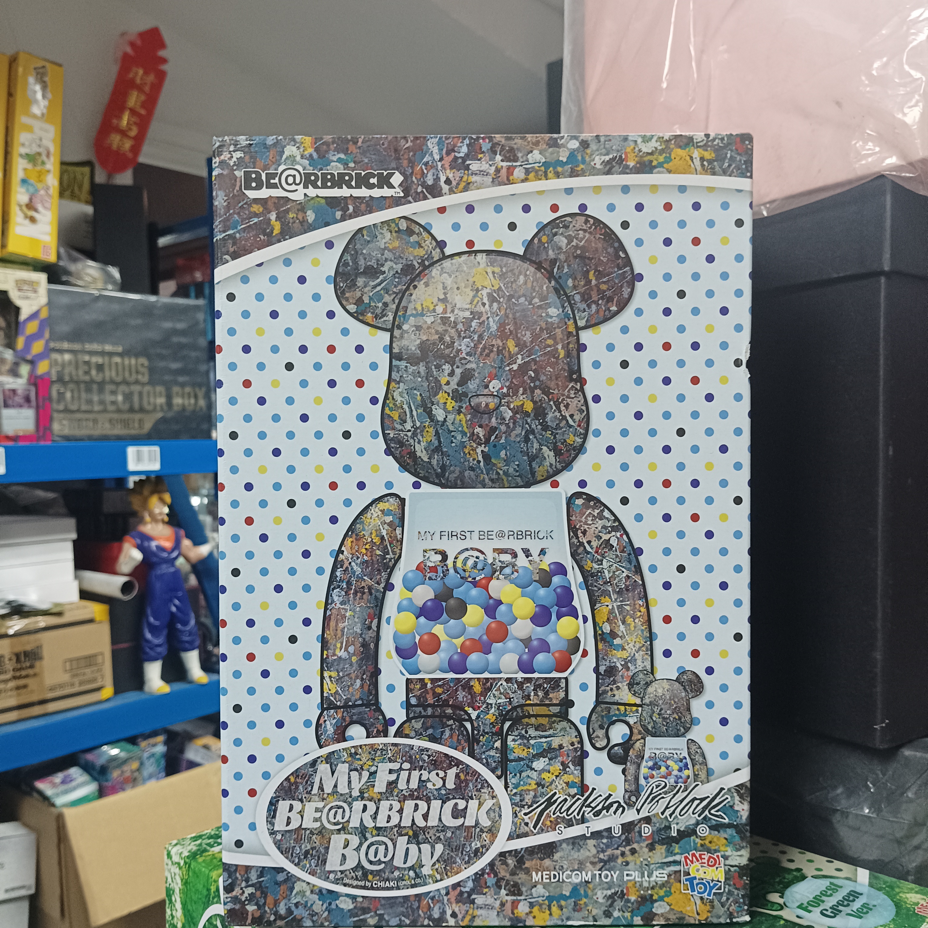 寄賣-BE@RBRICK B@BY Jackson Pollock Studio 100% & 400%