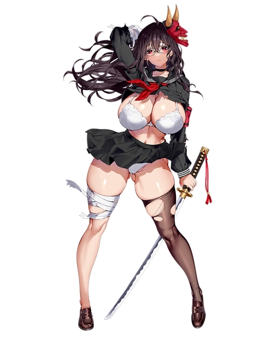 預訂7月    native Pink・Cat 退魔學生會長 斷罪阮玲香  Mataro Original Illustration Demon Exorcist Student Council President - Reika Danzaiin 1/6  Complete Figure Pre-order