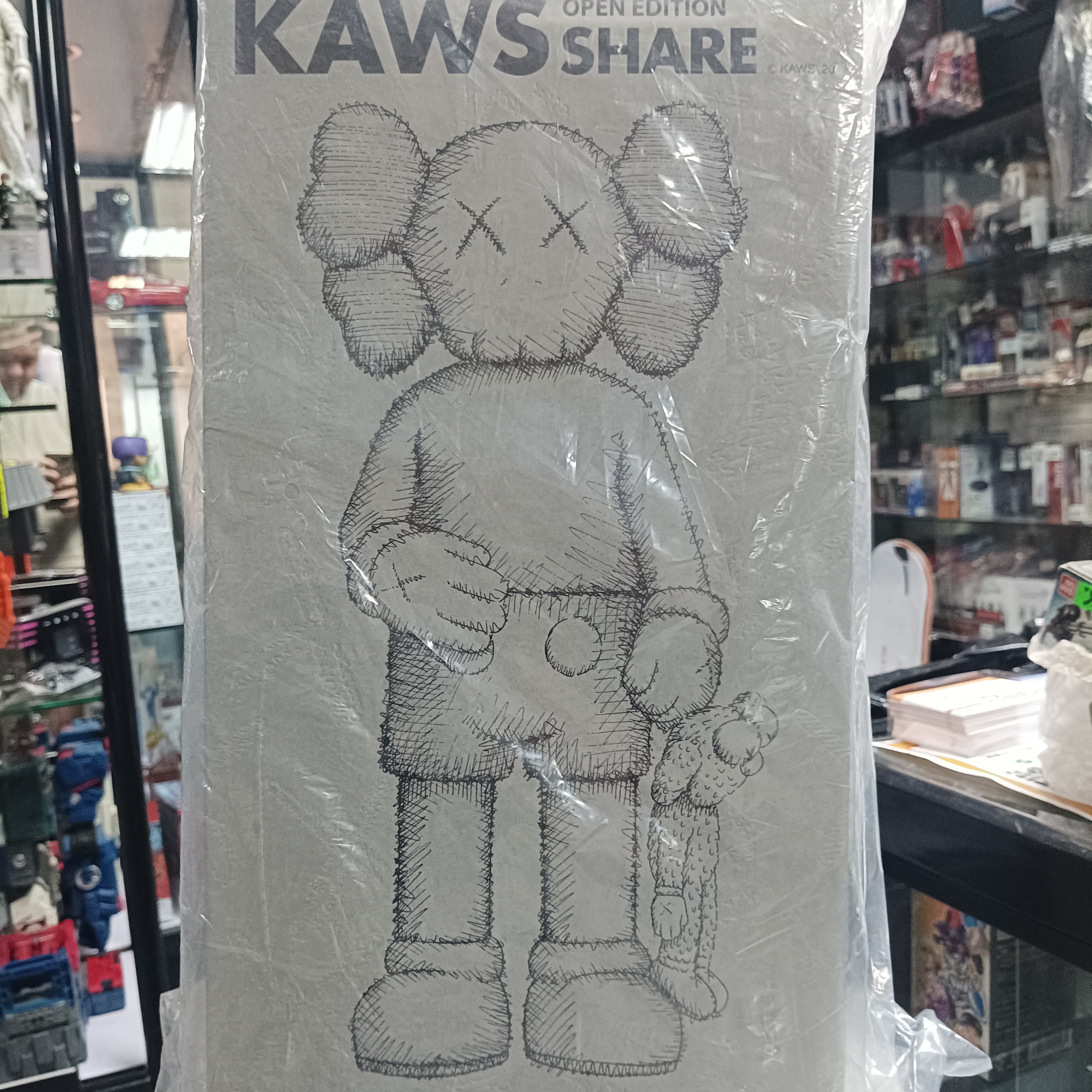 寄賣-kaws Share Pink Grey