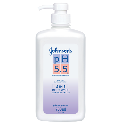 Johnsons 強生 2合一潤膚沐浴露