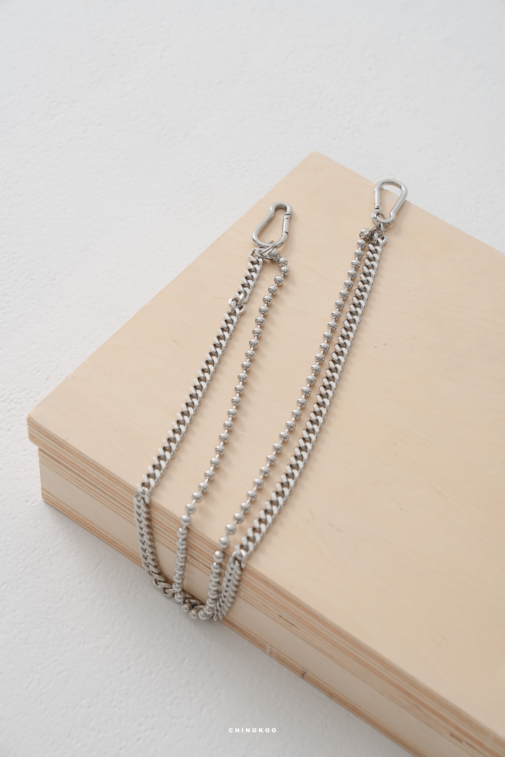 |韓國Korea|個性雙條造型掛鍊