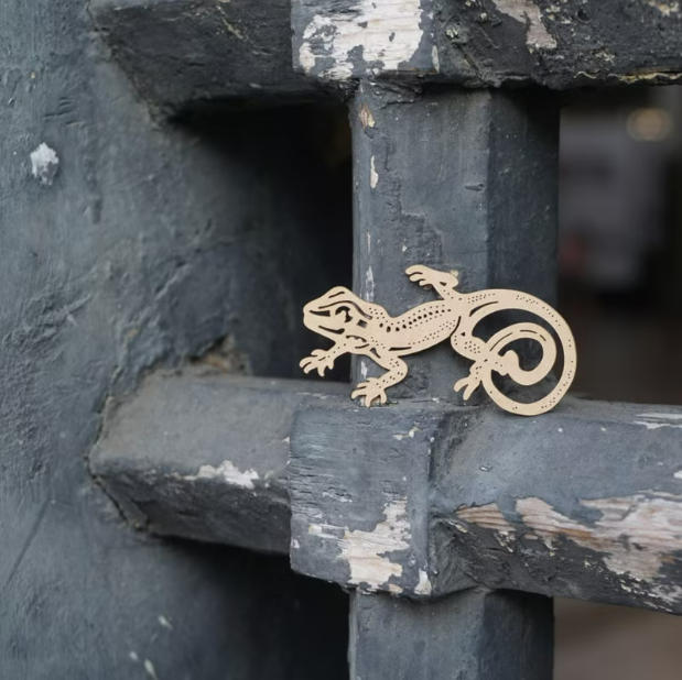 麥麥動物園 呂氏攀蜥 紙雕書籤｜MARK TAIWAN 臺灣