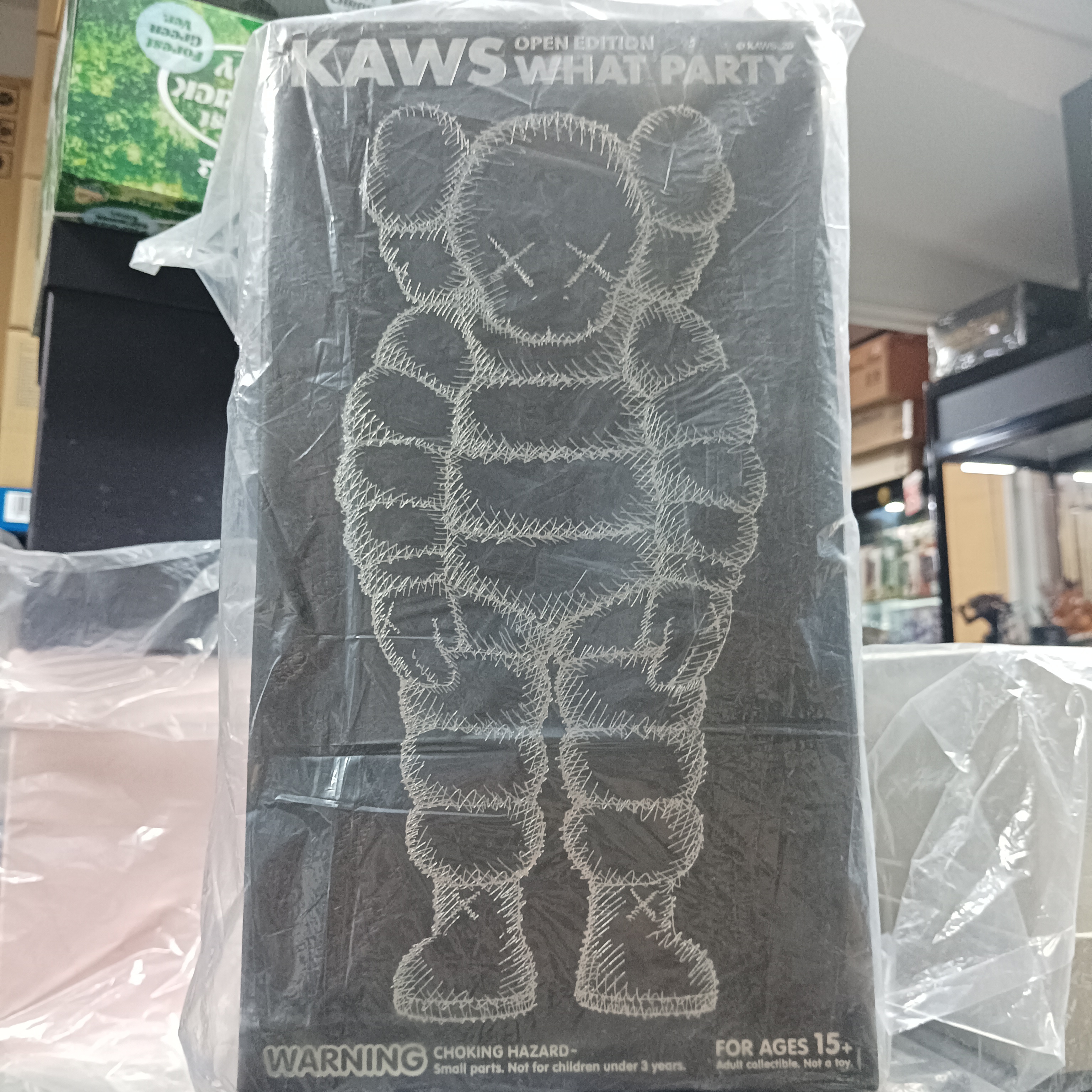 寄賣-Kaws Medicom Toy Open Edition "What Party" Black