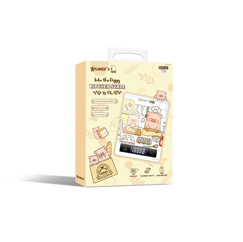（2026新年限時優惠）XPower x 罐頭豬Lulu KS2 家用廚房磅