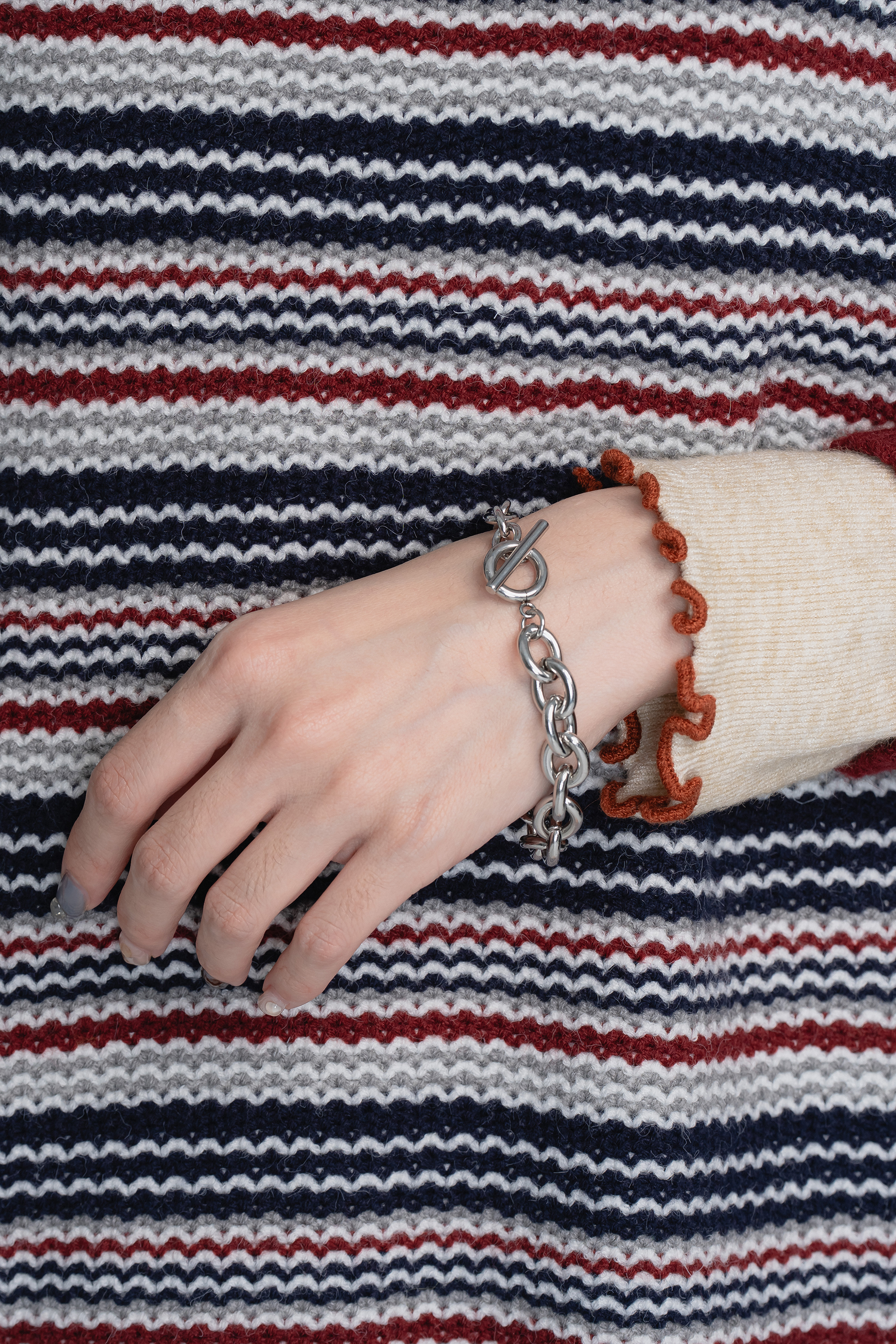 |韓國Korea|簡約連結T字扣手鏈