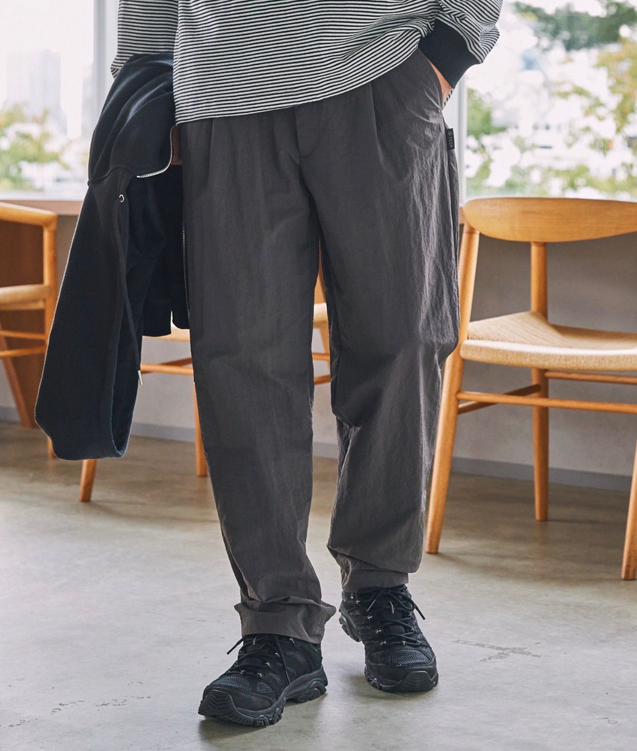 【預購】JN012202 THE C RAFT CREW PRODUCTS 撥水・防風褶皺長褲