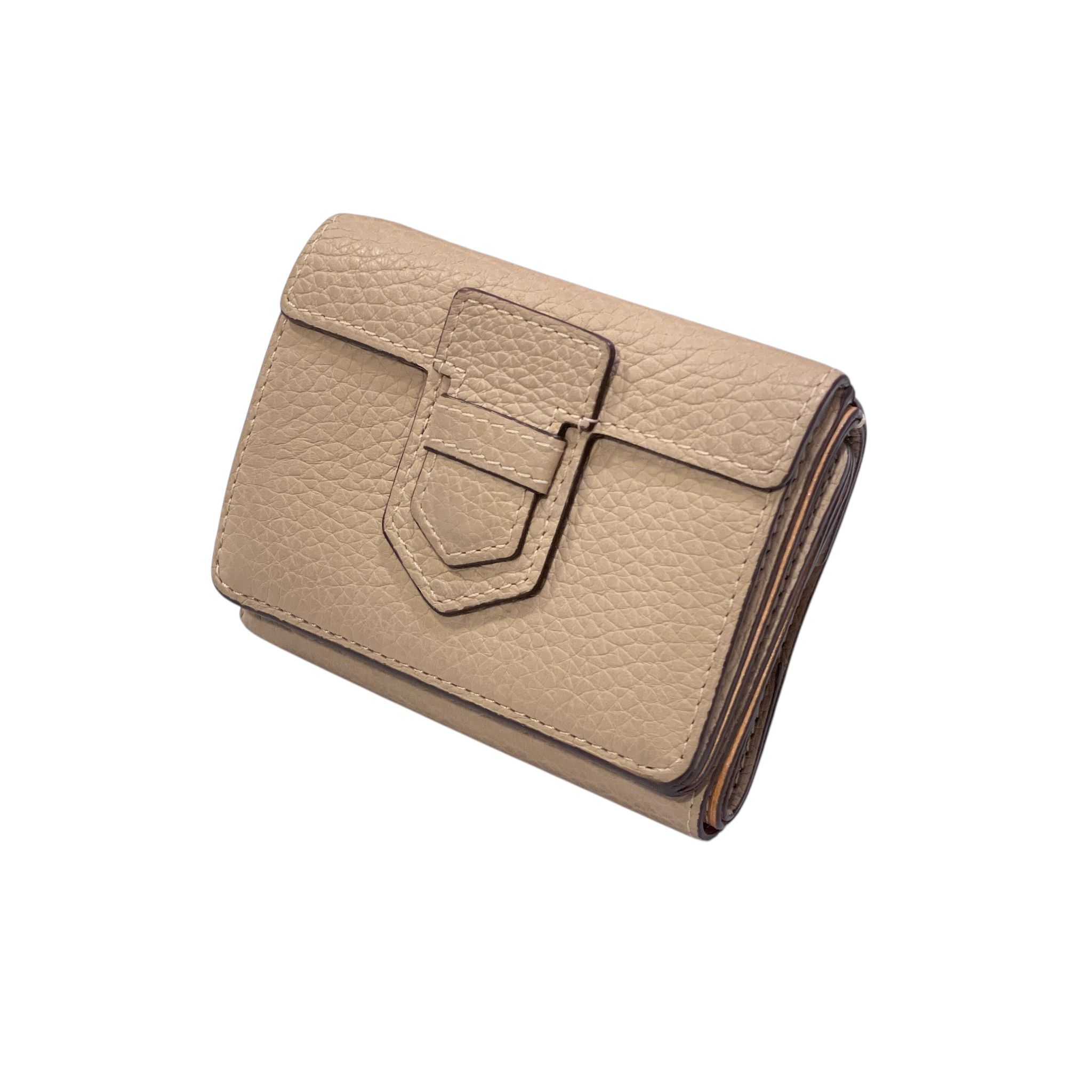 限時特價~95%NEW二手DELVAUX WALLET 大象灰牛皮WALLET #德爾沃短銀包 #香榭站正品