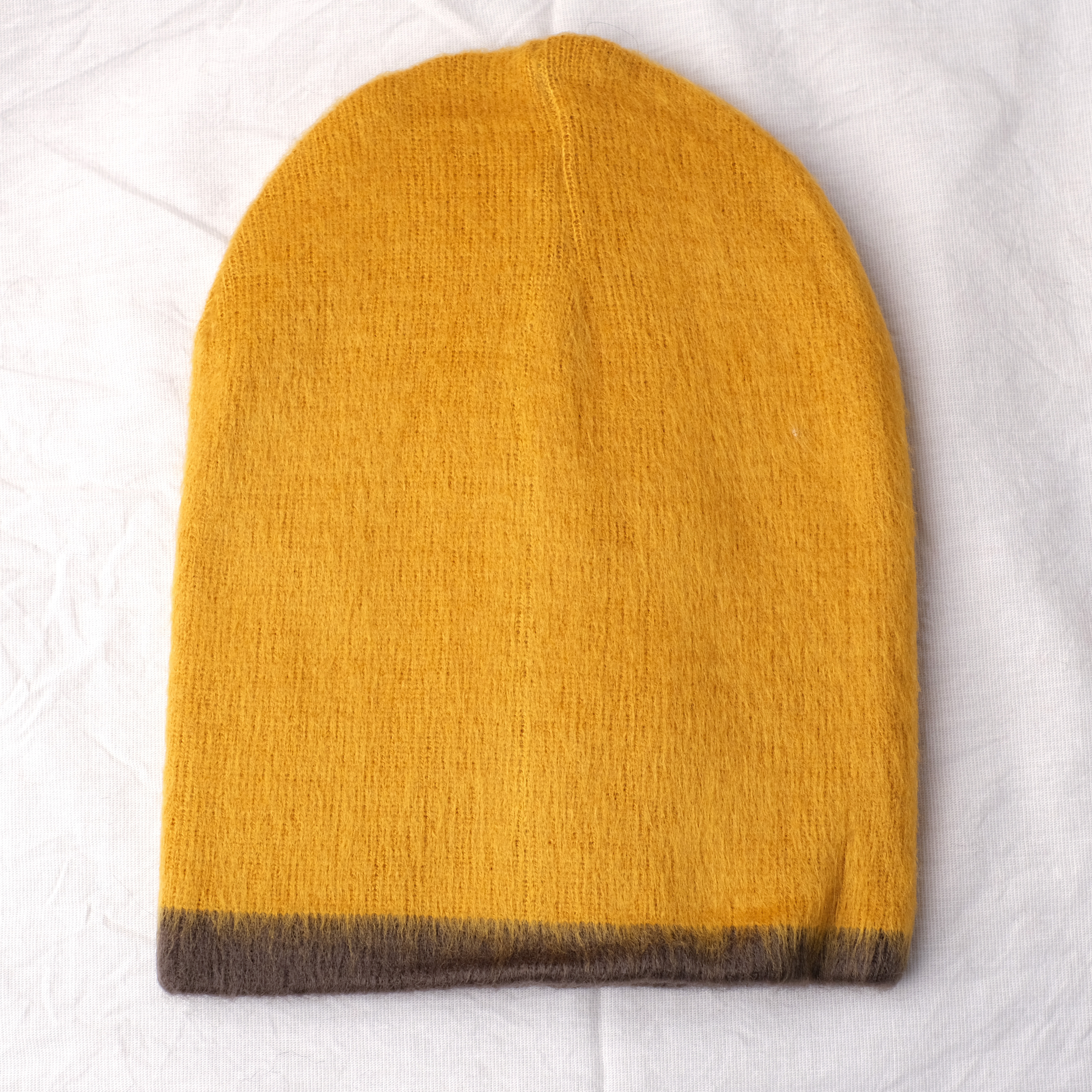 羊駝針織帽｜黃／褐｜厄瓜多