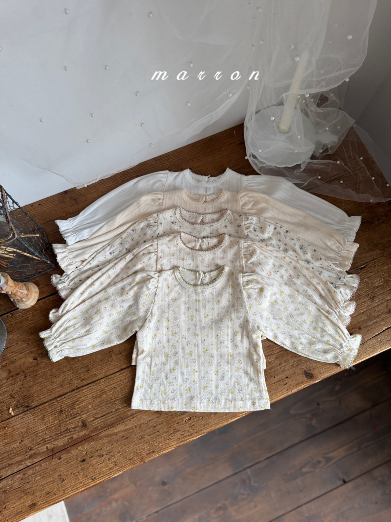 古典花蔓公主上衣