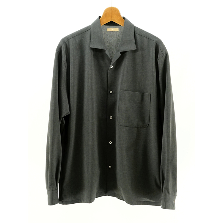 LAMOND｜OPEN COLLAR SHARI SHIRTS