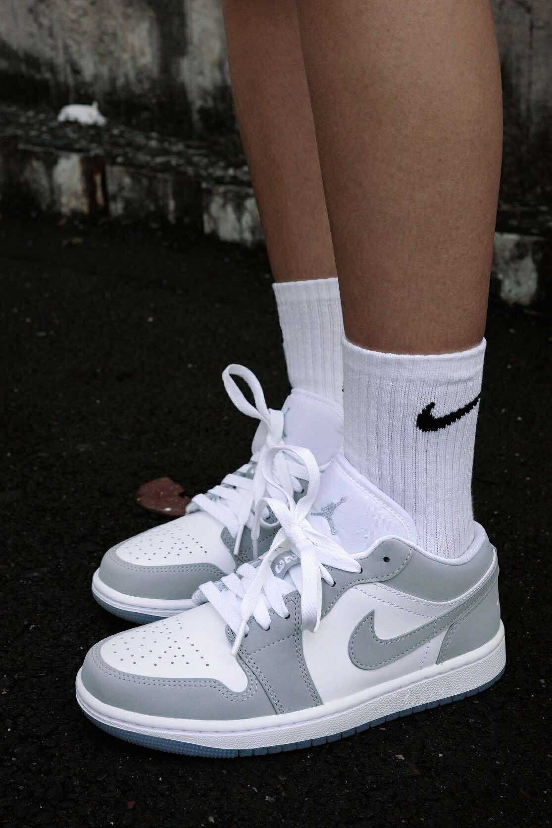 Nike Air jordan 1 low 小DIOR 灰白 冰底 小迪奧 dc0774-105