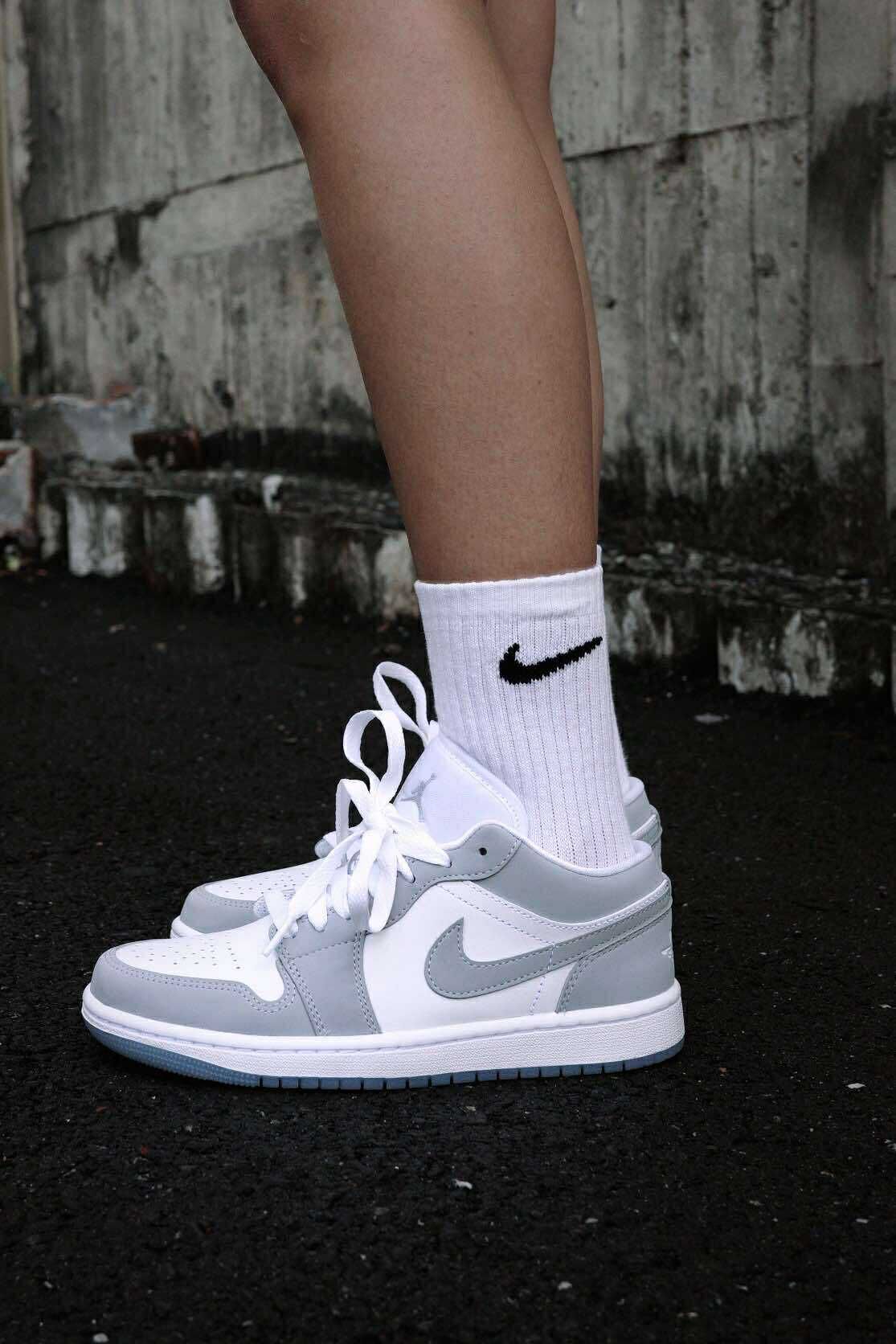 Nike Air jordan 1 low 小DIOR 灰白 冰底 小迪奧 dc0774-105
