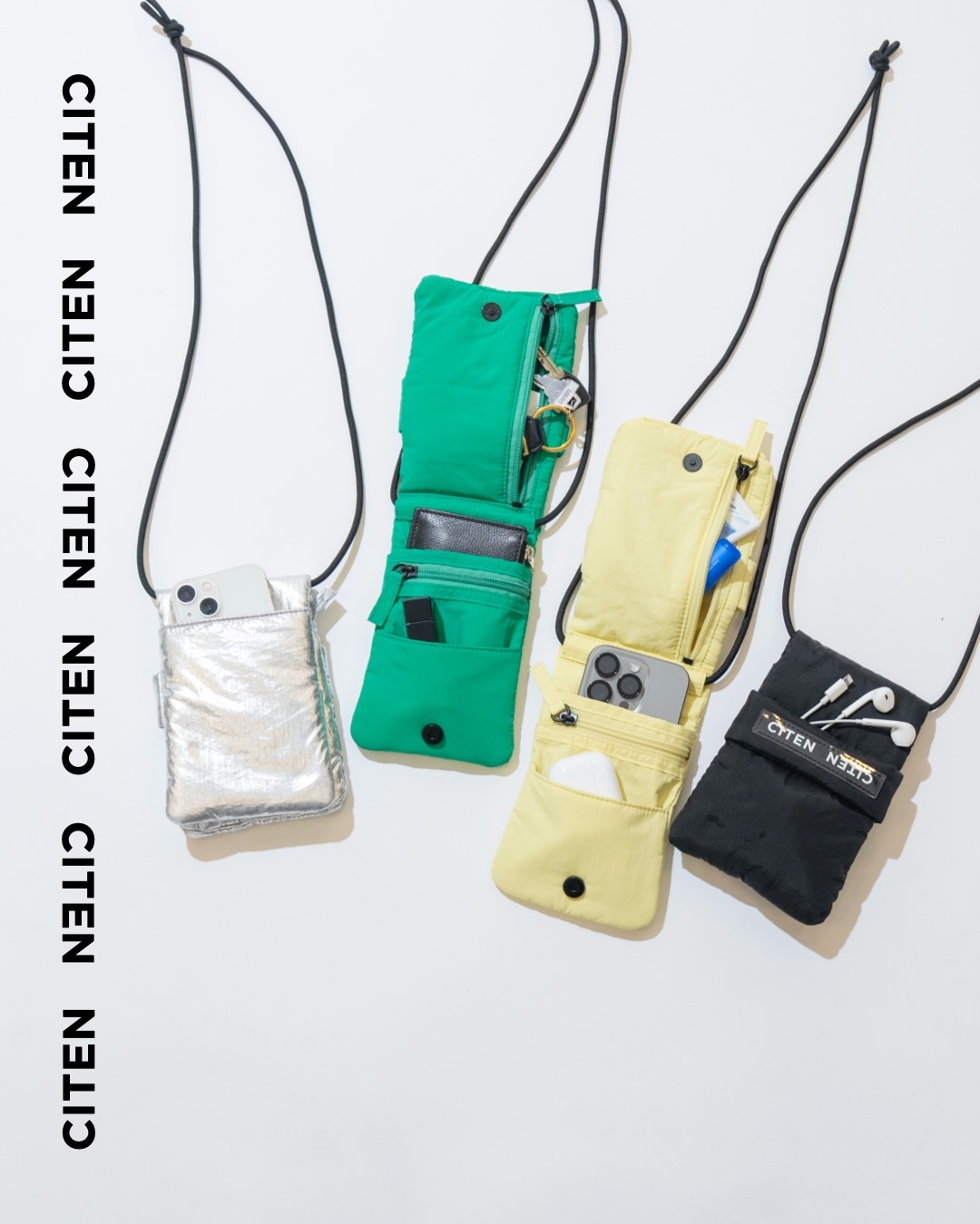 預購┃日本 CITEN 多功能 小物 手機 斜背包 小包