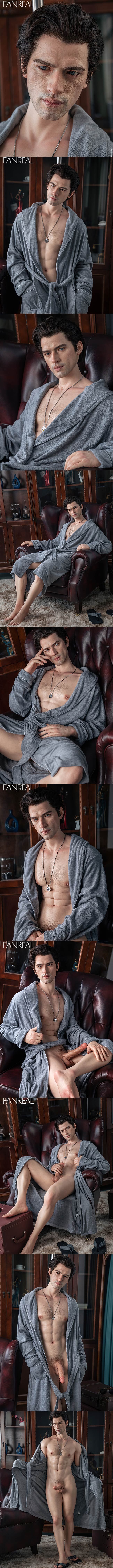 FANREAL 173cm Carter 男性擬真矽膠娃娃 凡瑞 male silicone sex doll