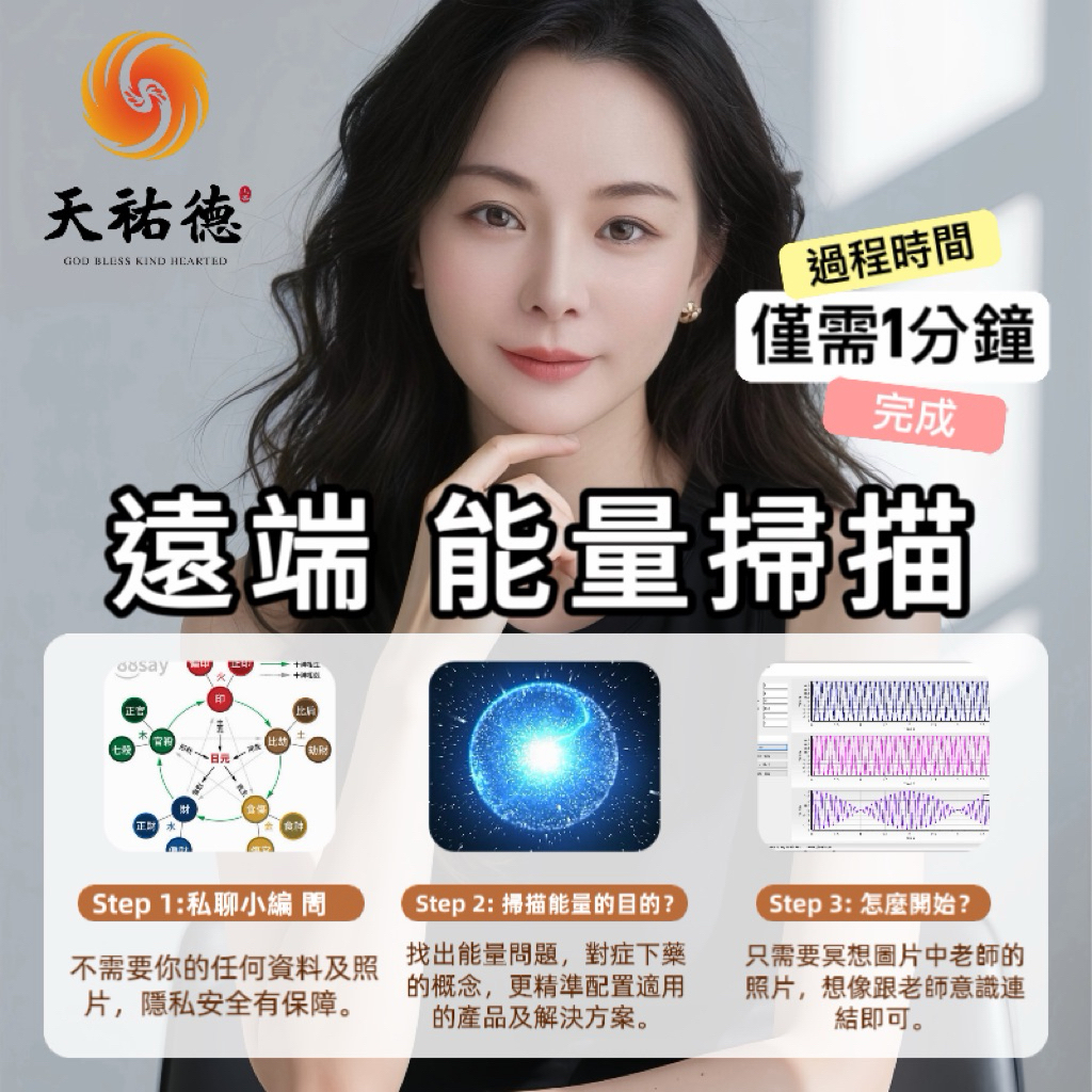 《天祐德》遠端人體能量掃描❤️能量解決方案‼️