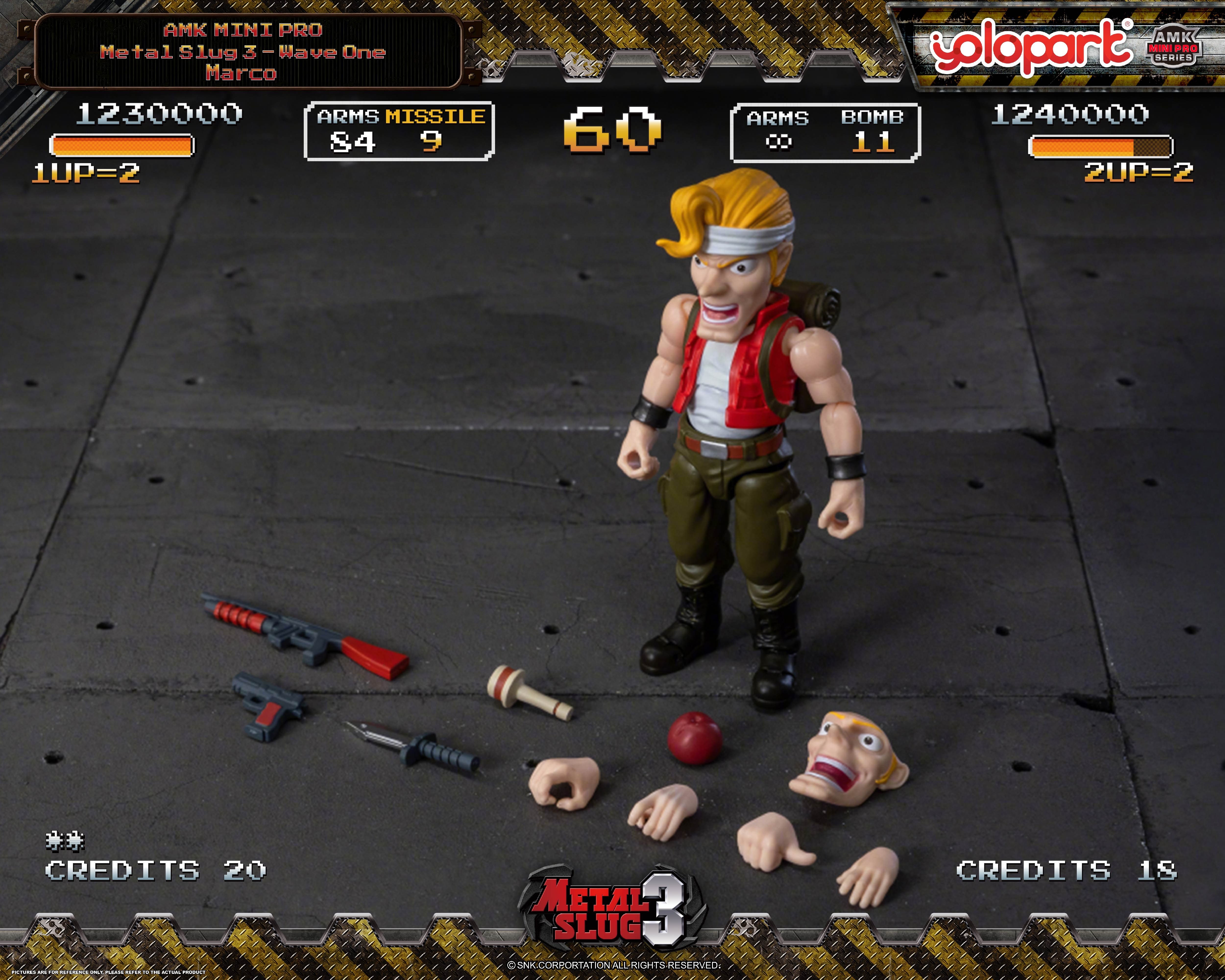 (預訂) Yolopark METAL SLUG 3: AMK MINI PRO SERIES METAL SLUG 3 WAVE 1 Model Kit