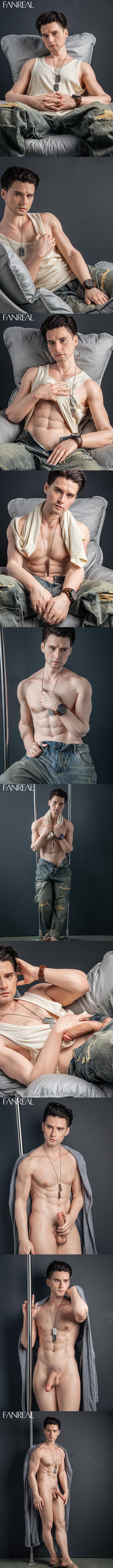 FANREAL 173cm Henry 男性擬真矽膠娃娃 凡瑞 male silicone sex doll