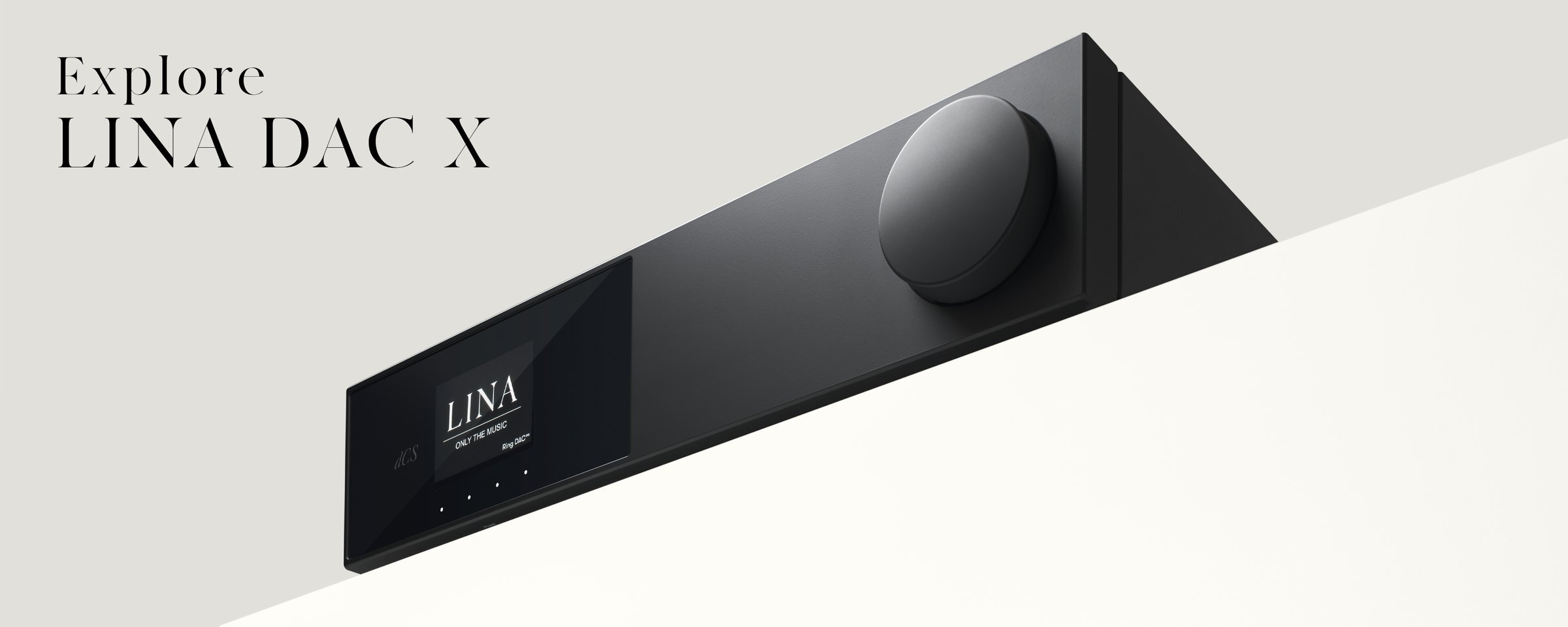 dCS Lina DAC X 旗艦 DAC & 串流播放器 正面展示
