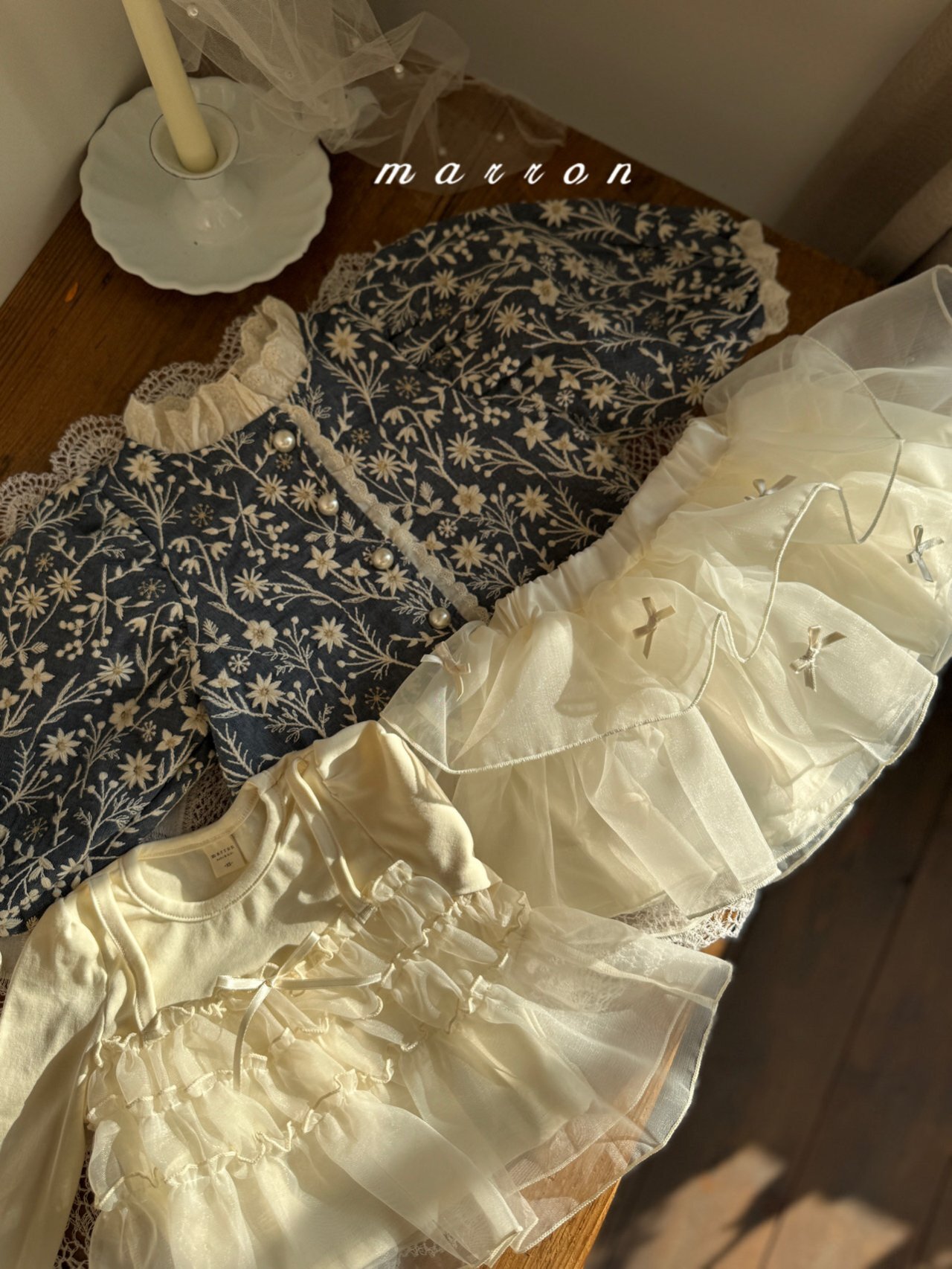 香頌花語開襟夾克