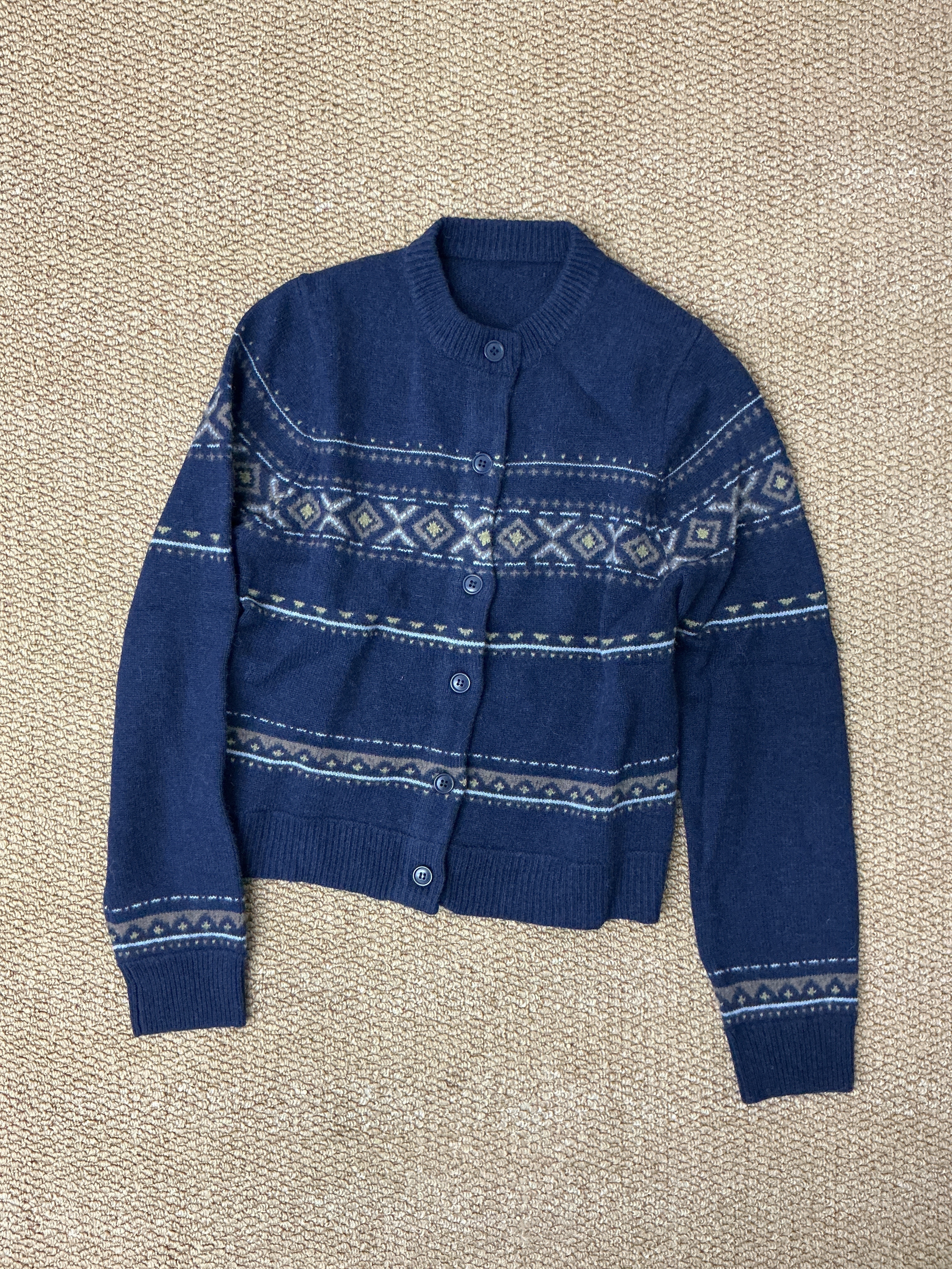 W00083圖騰羊毛外套