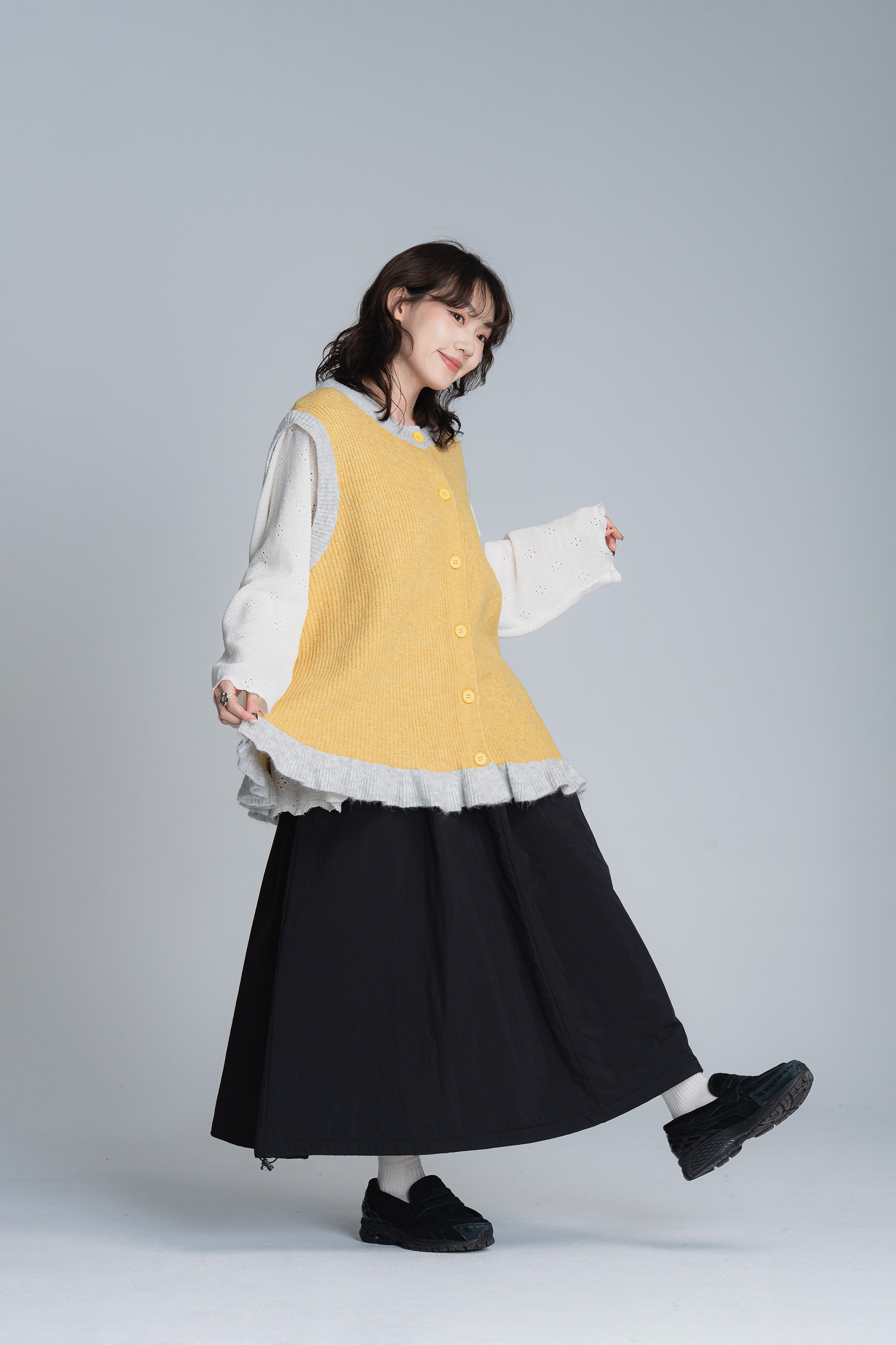 日系洋娃娃針織背心 2色